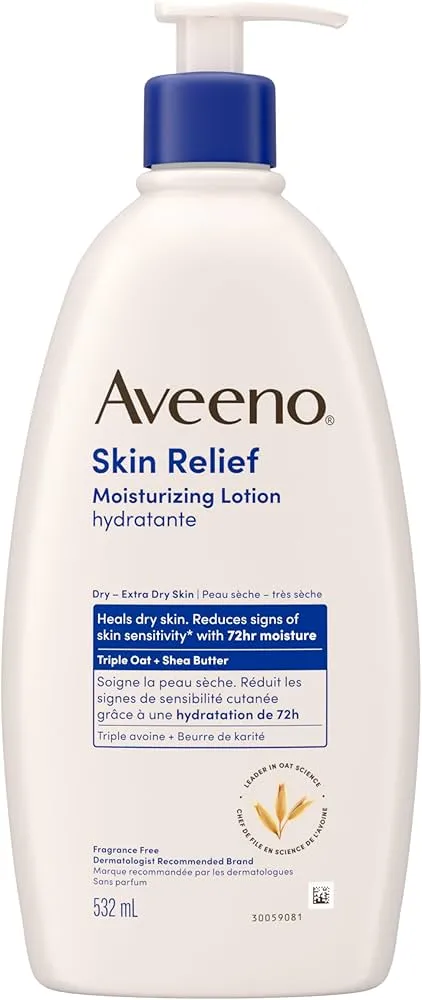 Aveeno Skin Relief Moisturizing Lotion 532ML                                                                                     Fast-Acting, Soothing Hydration for Very Dry & Sensitive Skin