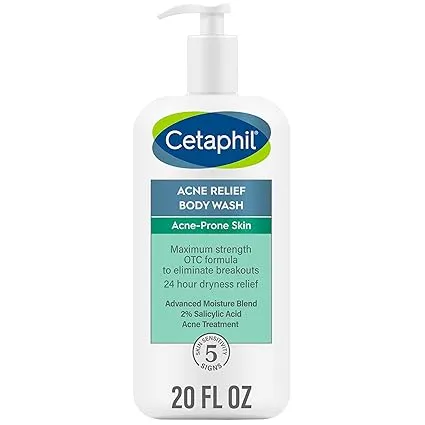 Cetaphil Acne Relief Body Wash Acne Prone Skin 591ML USA
