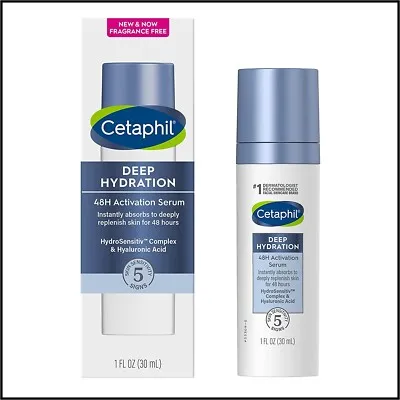 Cetaphil Deep Hydration 48H Activation Serum 1FL OZ 30ML USA