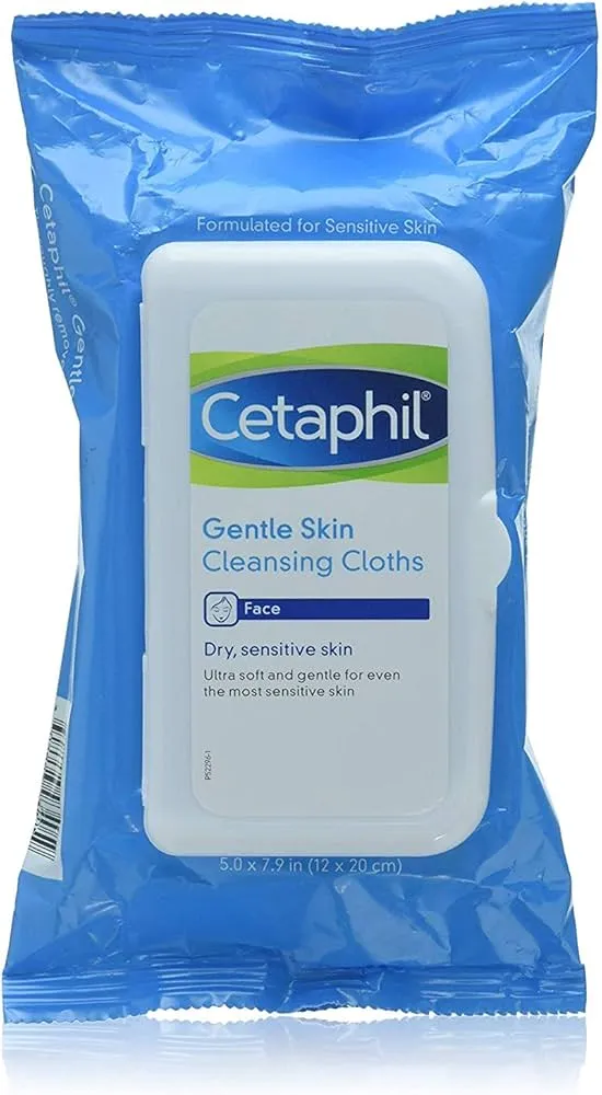 Cetaphil Gentle Skin Cleansing Cloths Twin Pack 25 CT USA