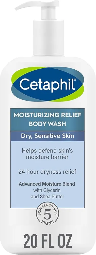 Cetaphil Moisturizing Relief Body Wash 591ML USA