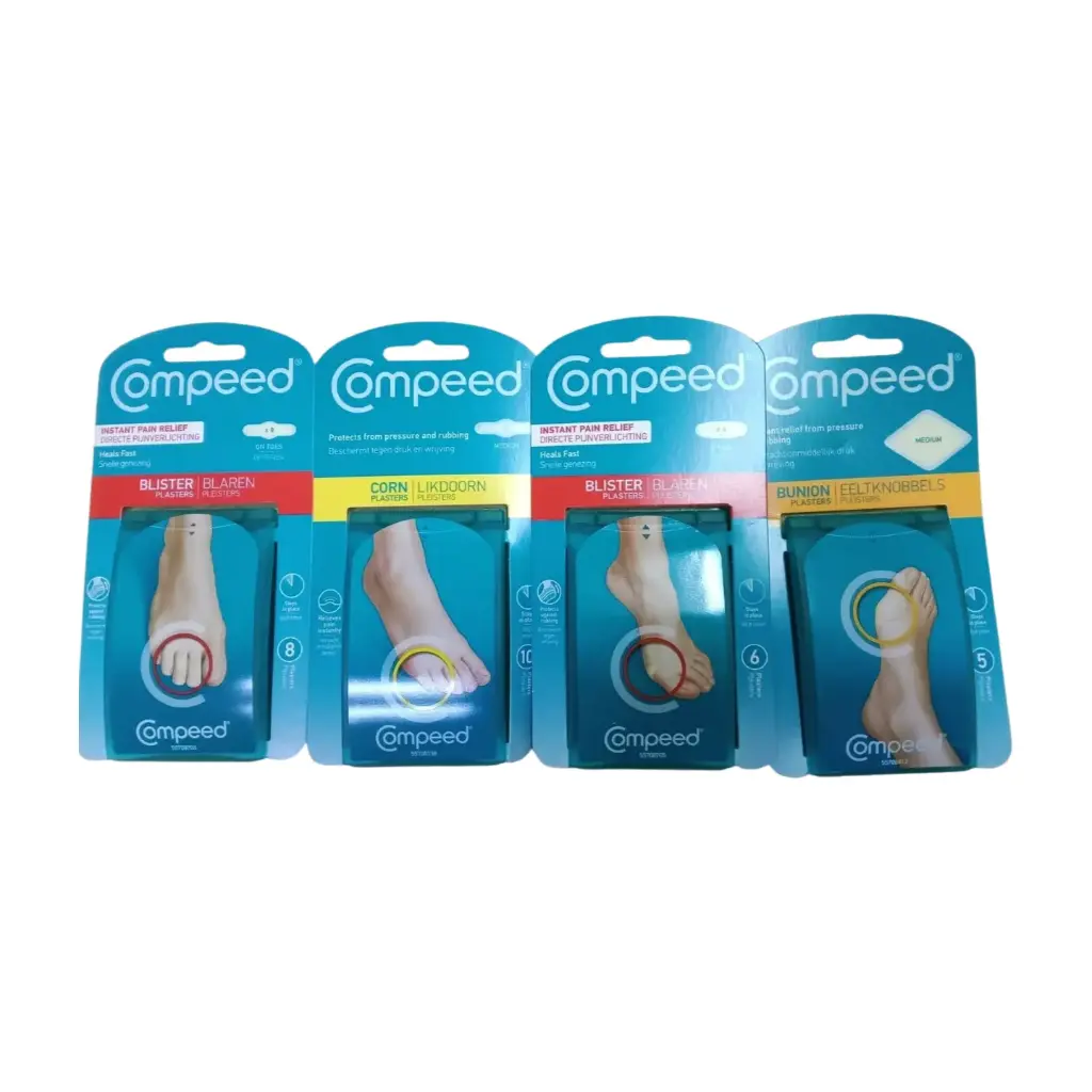 Compeed Blister Plasters Medium 5’s – 6910 | Fast Pain Relief & Advanced Healing