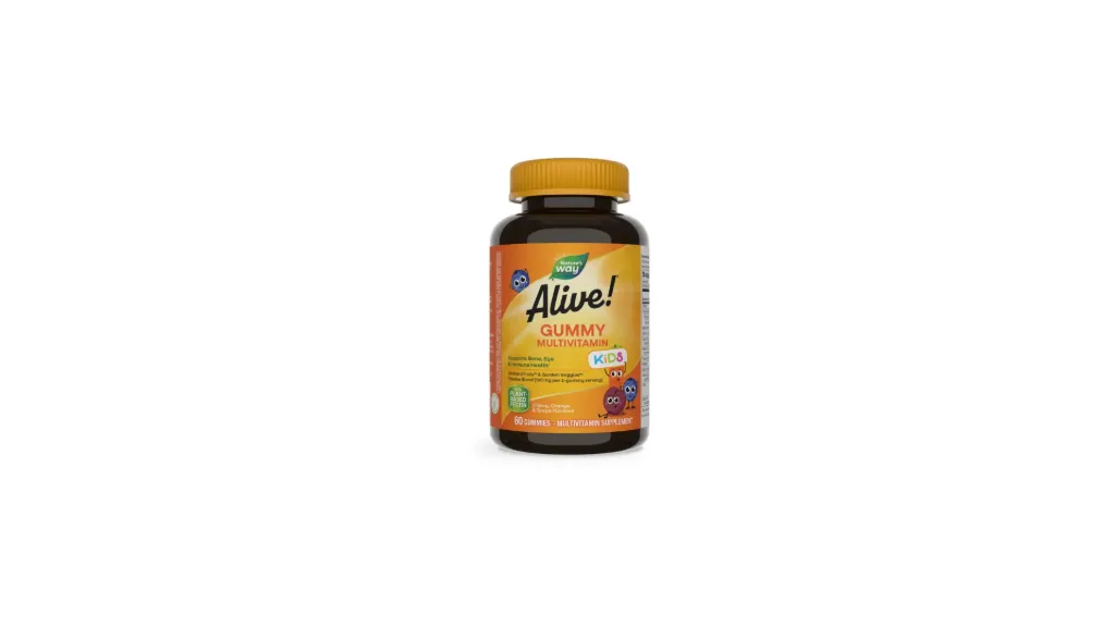 Nature’s Way Alive Kids Multivitamin Gummies 60’s – Complete Daily Nutrition for Growing Kids