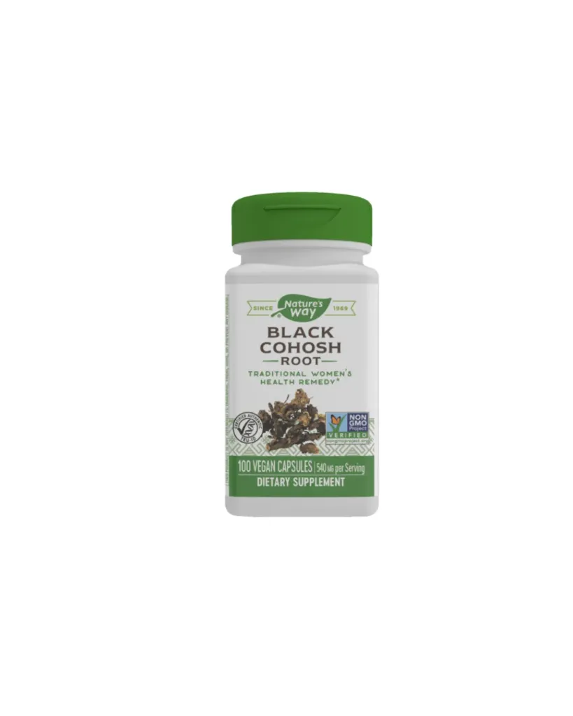 Natures Way Black Cohosh Root Vegan Capsules 100's
