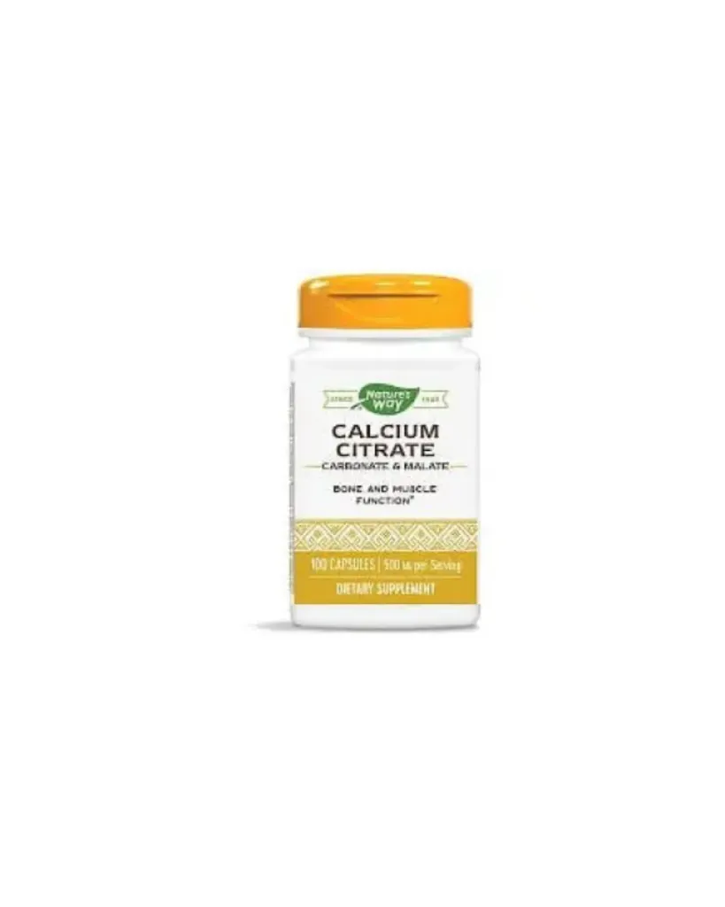 Natures Way Calcium Citrate Capsules 100s – High-Potency Bone & Teeth Support