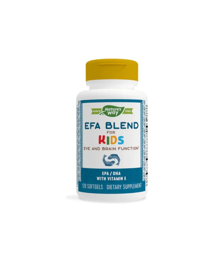 Nature’s Way EFA Blend for Kids Eye & Brain Softgels 120s.