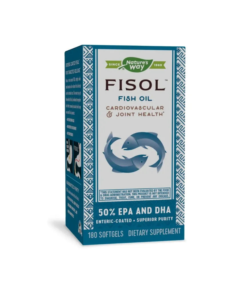 Nature’s Way Fisol Fish Oil Softgels 180s