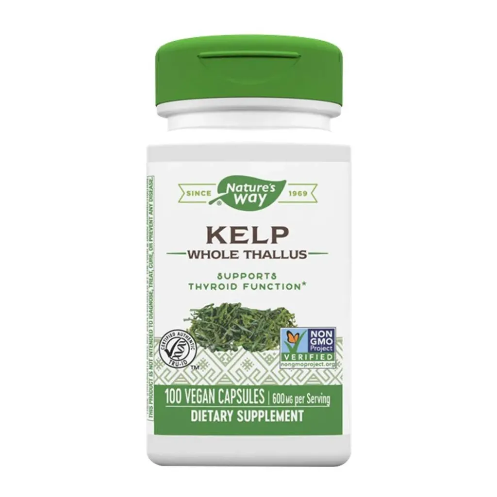 Nature’s Way Kelp Whole Thallus 600 mg Capsules 100s