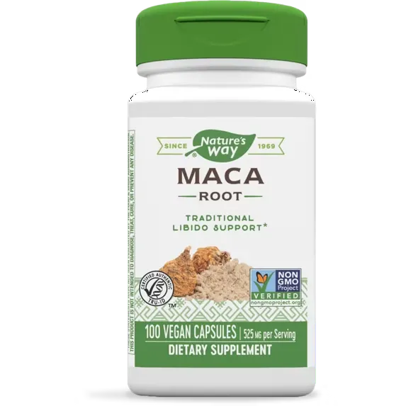 Nature’s Way Maca Root 525mg Capsules 100s