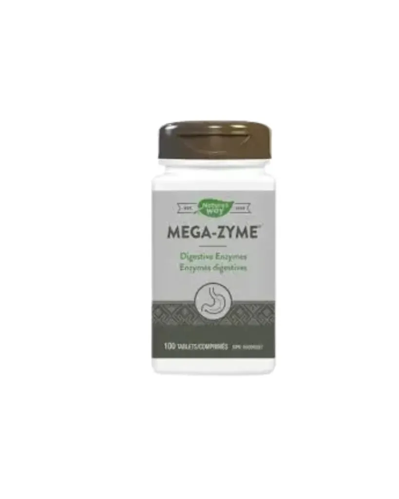 Natures Mega-Zyme Tablets 100’s – High-Strength Digestive Enzyme Support