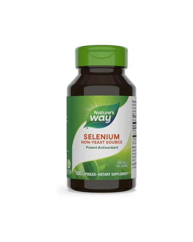 Natures Way Selenium Yeast-Free 200mcg Capsules 100s – Antioxidant & Immune Support