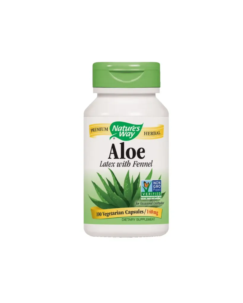 Natures Way Aloe Vera Vegan Capsules 100s – Digestive & Skin Health Support