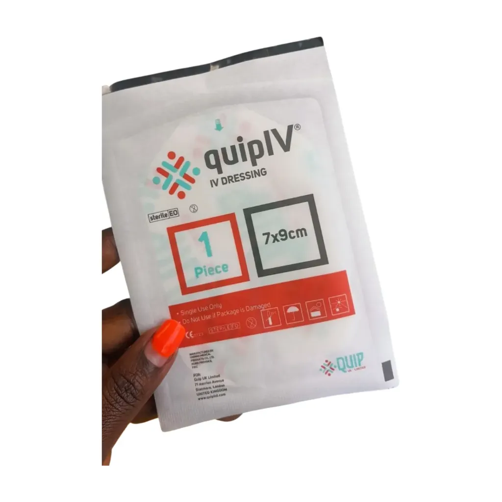 QuipIV® IV Dressing 7 × 9 cm-Pack 50s