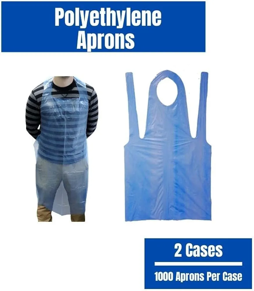 Disposable Aprons 100’s – Blue | Hygiene & Splash Protection for Medical and Industrial Use