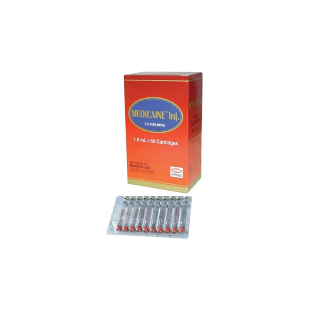 Medicaine Dental Cartridges 1.8ml × 50 – Local Anaesthetic Cartridges for Dental Procedures