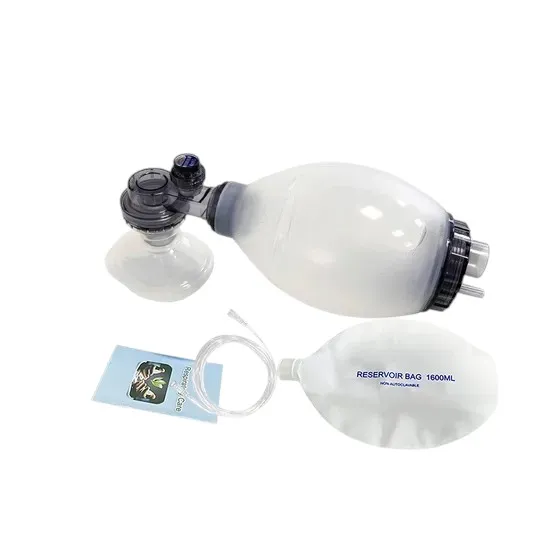 Paediatric Silicone Ambu Bag 1’s – Reusable Manual Resuscitator for Child Emergency Ventilation