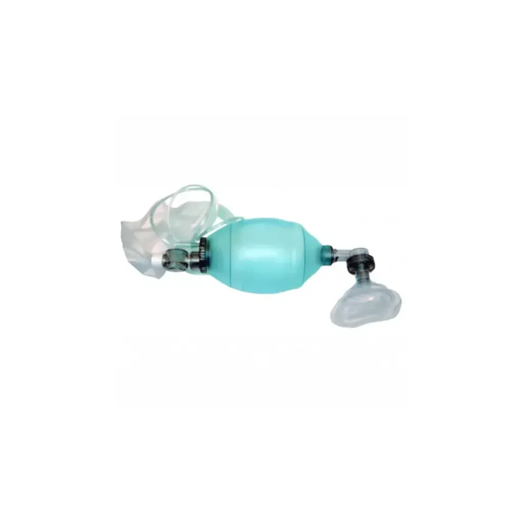 Adult Rubber Ambu Bag – Reusable Manual Resuscitator for Emergency Ventilation & Respiratory Support