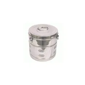 Dressing Drum/Sterilization Drum/Gauze Drum 23 × 17.5 cm | Stainless Steel | Autoclavable Surgical Sterilization Drum