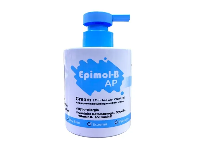 Epimol-B All Purpose Cream 450G Pump jar ( Cetomacrogol cream with glycerin & vitamin B3)
