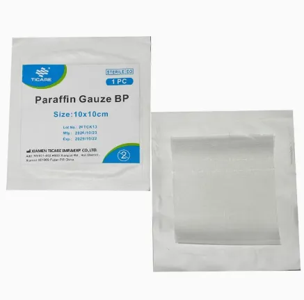Paraffin Gauze Swabs 10s – Sterile Non-Adherent Wound Dressing