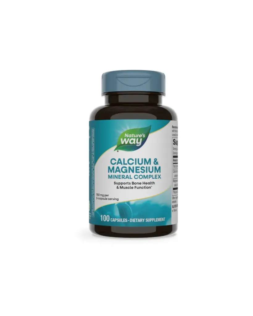 Natures Way Calcium & Magnesium Capsules 100s – Advanced Bone, Muscle & Heart Support