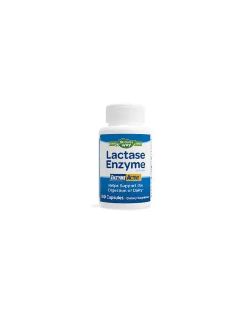 Nature’s Way Lactase Enzyme Capsules 100’s — Fast Relief From Lactose Intolerance