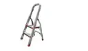 Household Aluminum Ladder; 2 Steps, With Extended Height Handle For Ease Of Use
