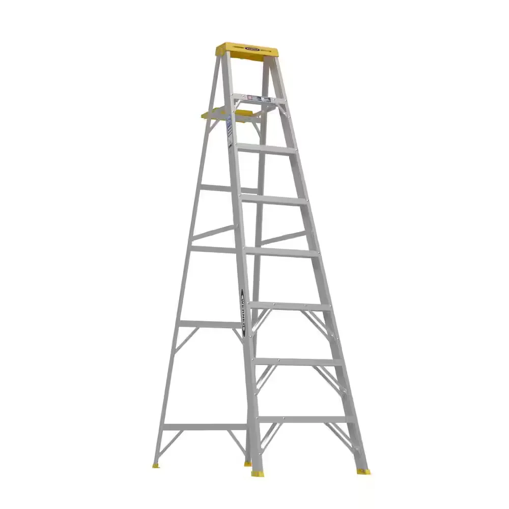 Aluminum Household Step Ladder 8 Step Extension 