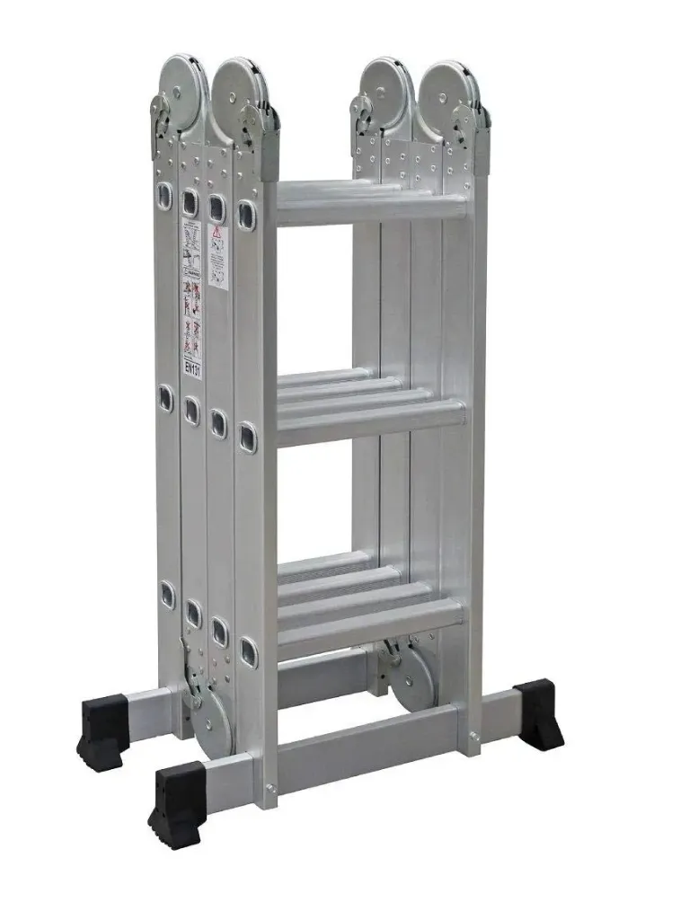 Aluminium Multipurpose Ladder 4*3 Step With Small Hinges Thickness
