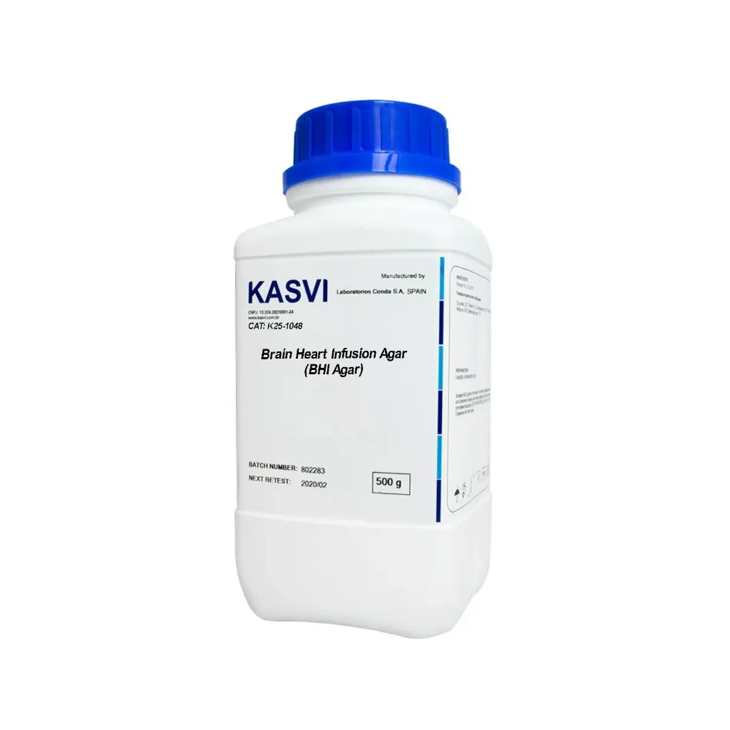 Brain Heart Infusion (BHI) Agar 500G for Cultivation of Fastidious Microorganisms