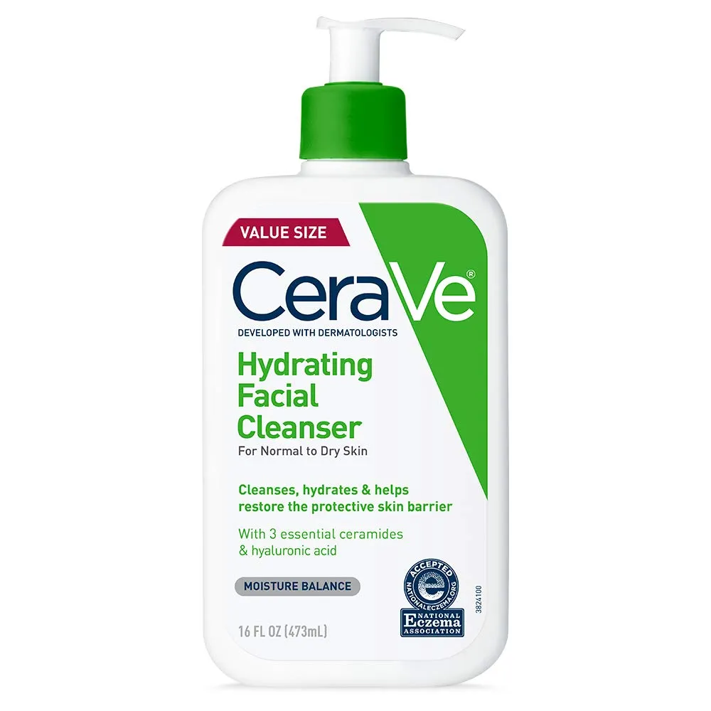 Cerave Hydrating Cleanser 236ml                                                       Gentle Non-Foaming Face & Body Cleanser for Normal to Dry Skin