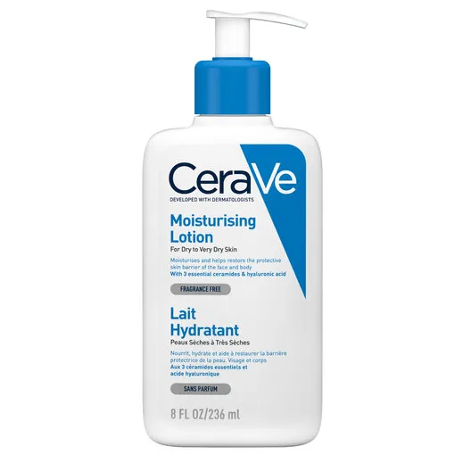 Cerave Daily Moisturizing Lotion 236ml                                         Lightweight, Oil-Free Hydration for Normal to Dry Skin