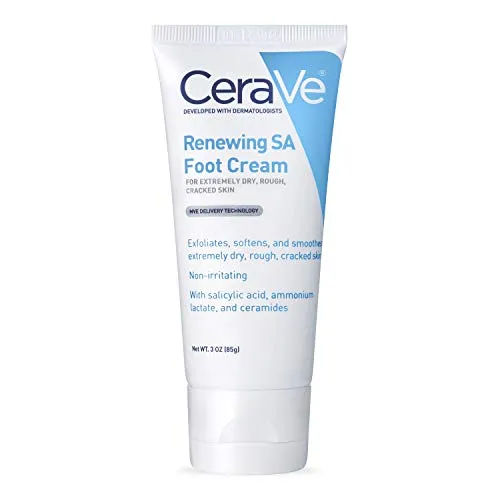 Cerave Sa Foot Cream 88ml                                          Exfoliating & Hydrating Foot Cream for Rough, Dry, Cracked Feet