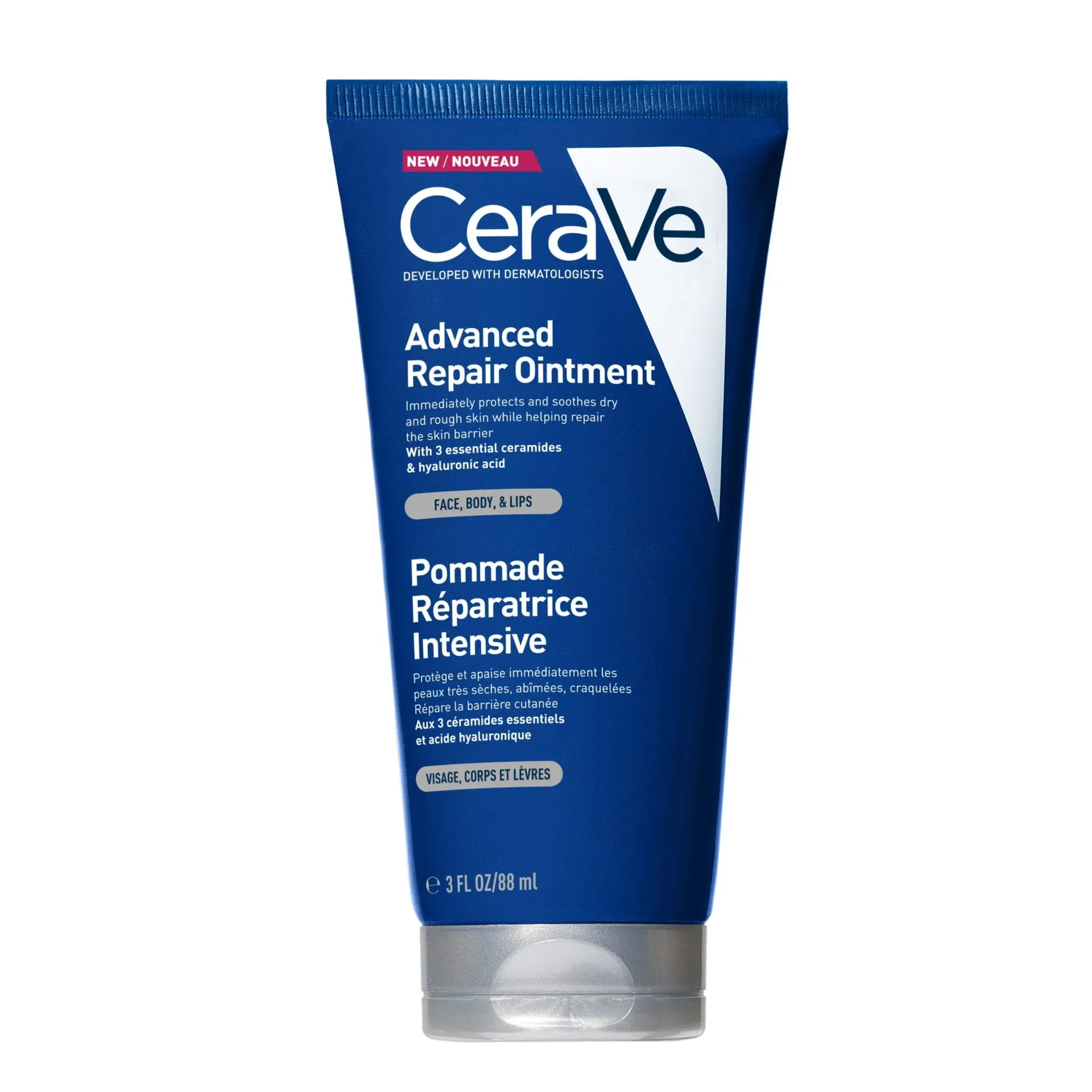 CeraVe Advanced Repair Ointment 88ml – Intensive Healing Barrier Ointment for Dry & Cracked Skin