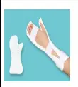 White Orthopedic Hand & Wrist Splint – Post-Fracture Fixation, Tendon/Nerve Injury Support & Deformity Prevention
