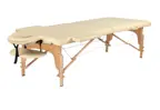 Two-Section Right-Angle Massage Bed with Beech Legs – 185×70×5 cm