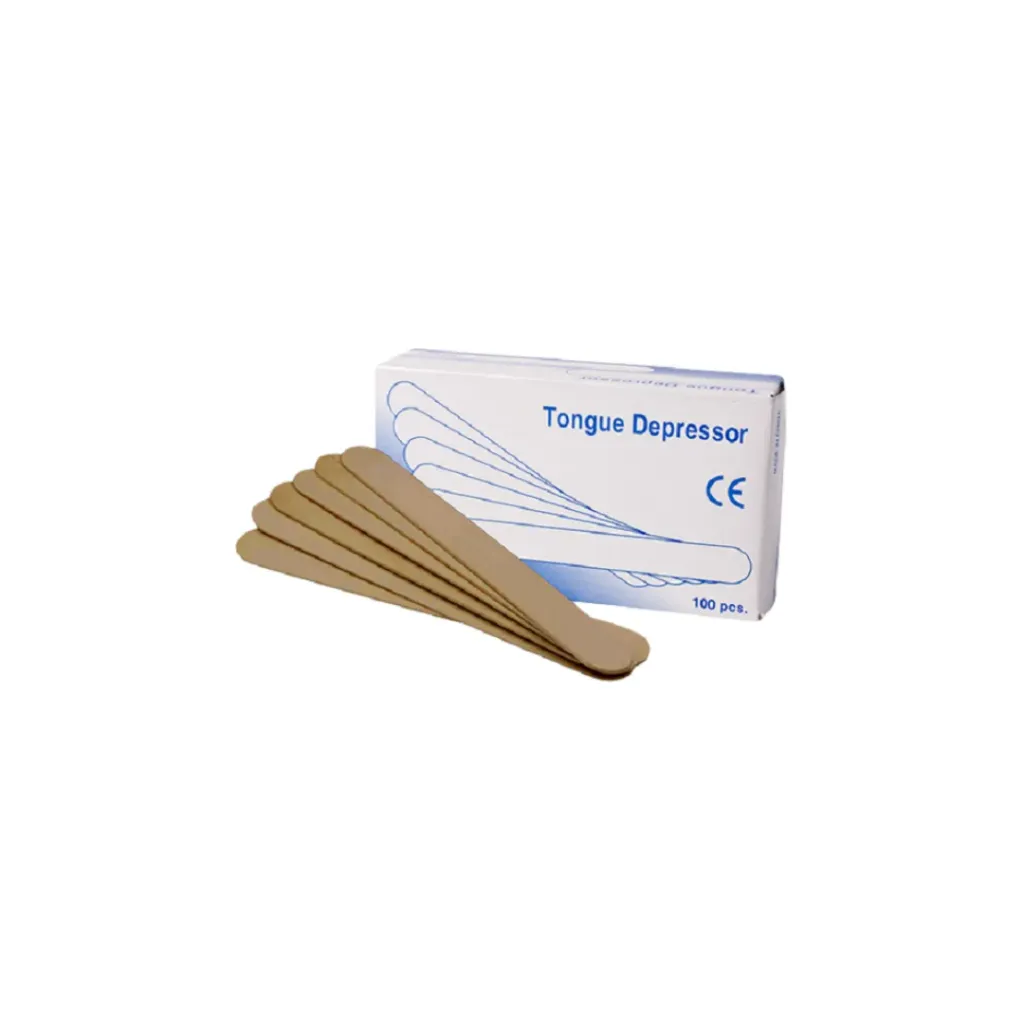 Tongue Depressor Wooden (100’s) – Disposable Medical Examination Spatulas