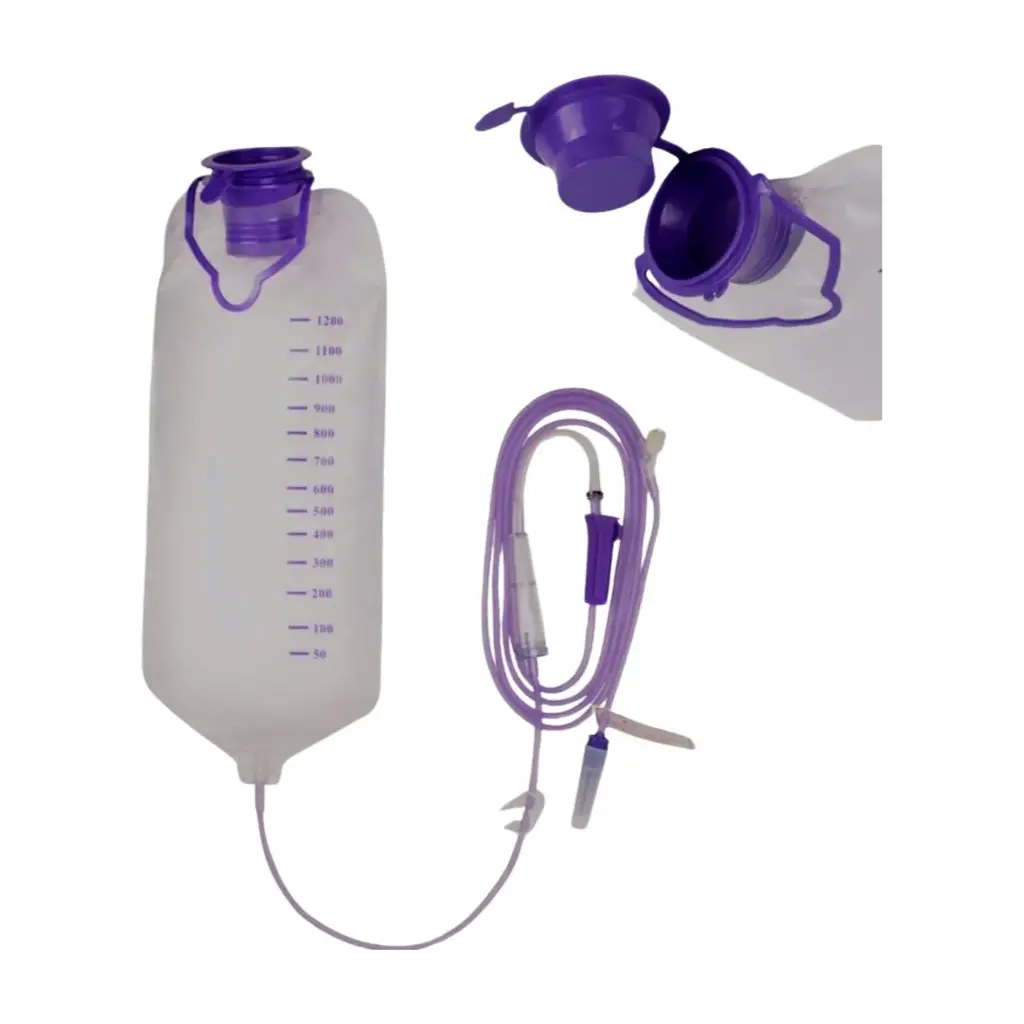 Enteral Feeding Bag 1200ml -Purple