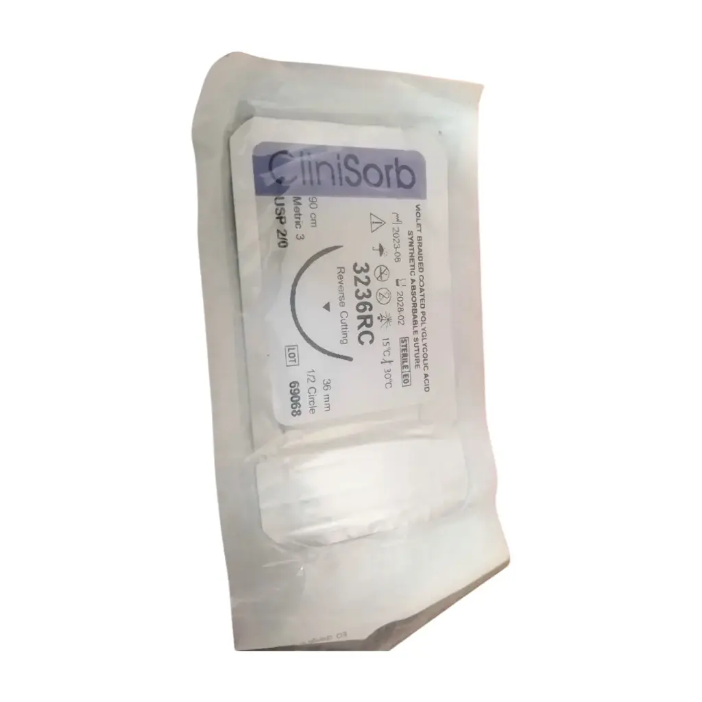 Clinisorb (Polyglycolic Acid) Suture 2/0 RC – Dozen