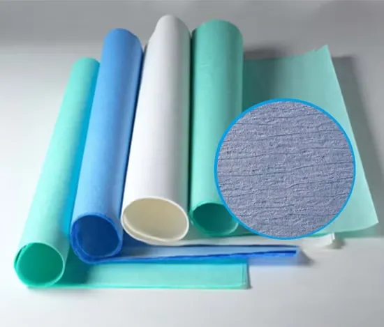 Sterilization Medical Crepe Paper White 60g – 90cm × 90cm (Pack of 200)