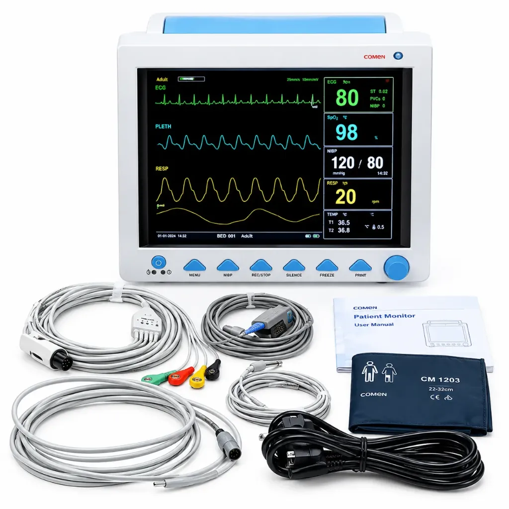 Contec 7-Parameter Multiparameter Patient Monitor
