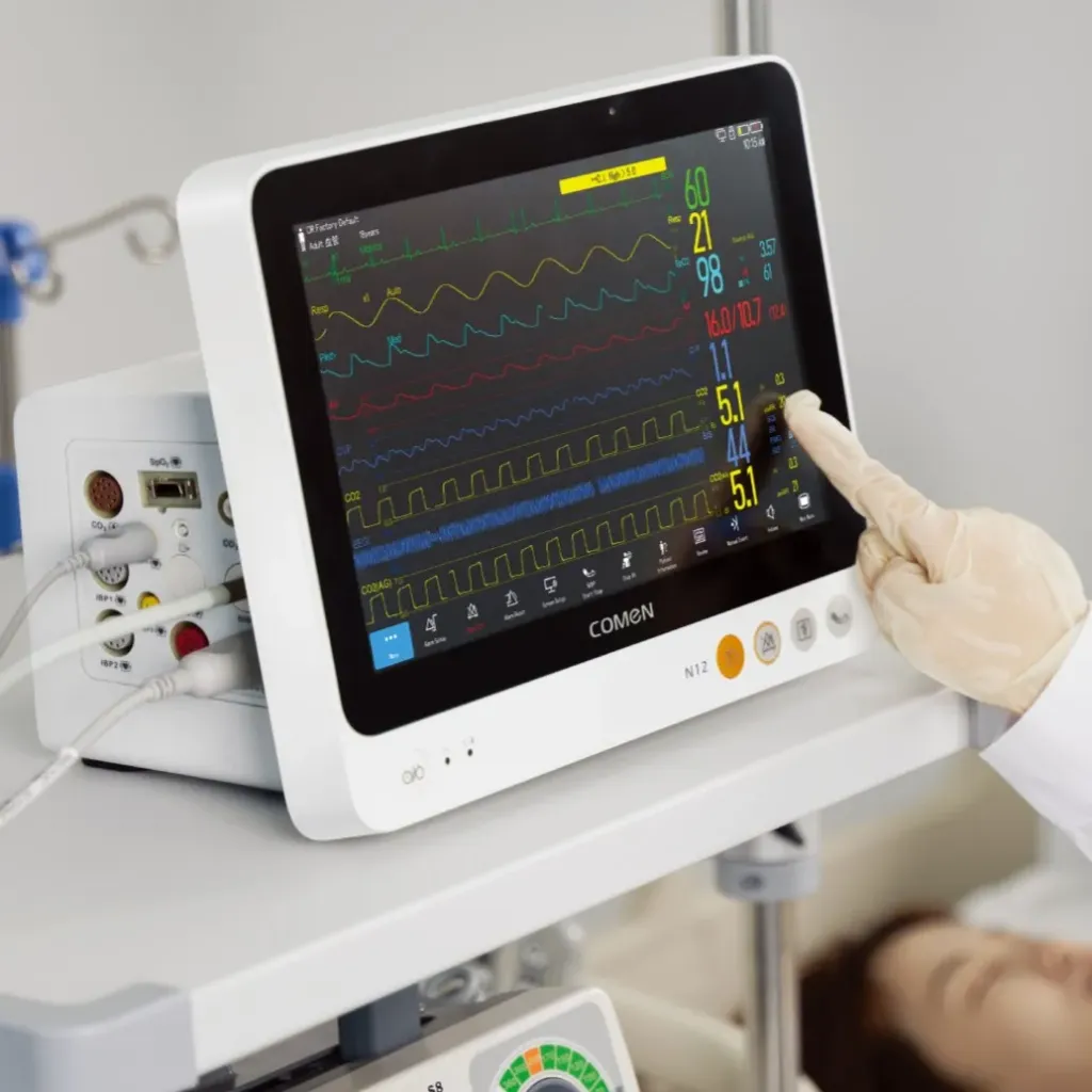 COMEN ND12 5-Parameter Patient Monitor With Stand