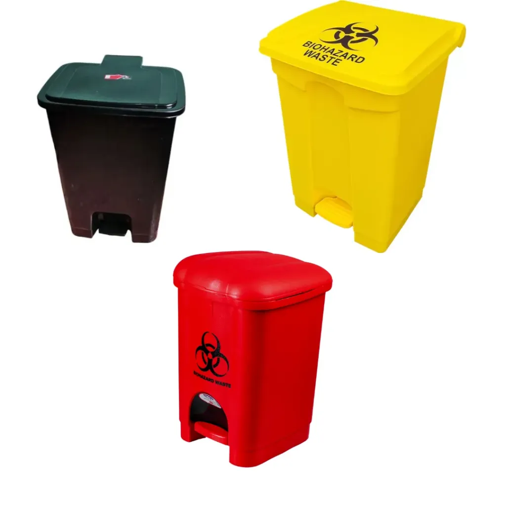Pedal Bins (10Ltrs, Black)