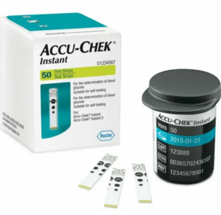 Accu-Chek Instant Glucometer Kit – Fast, Simple & Highly Accurate Blood Glucose Monitoring 