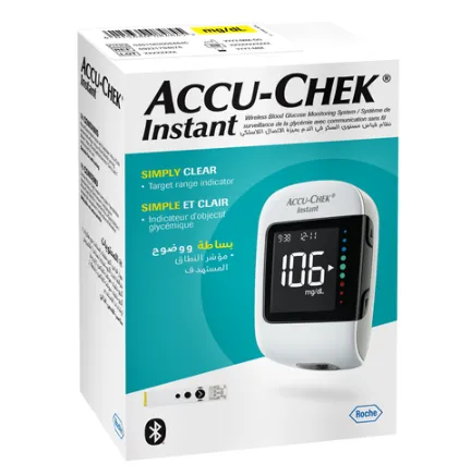Accu-Chek Instant Glucometer – Fast, Simple & Highly Accurate Blood Glucose Monitoring 