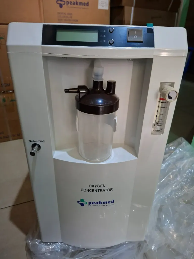 Peakmed Oxygen Concentrator 10L – High-Flow Medical Oxygen Machine for Home & Hospital Use