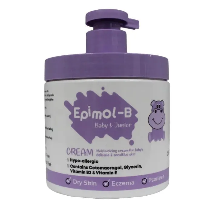 Epimol-B Baby/ Junior Cream 450g Pump jar ( Cetomacrogol cream with glycerin & vitamin B3)