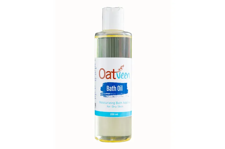 OatVeen Bath Oil 200ml (Liquid Paraffin Lipids, Jojoba Oil)