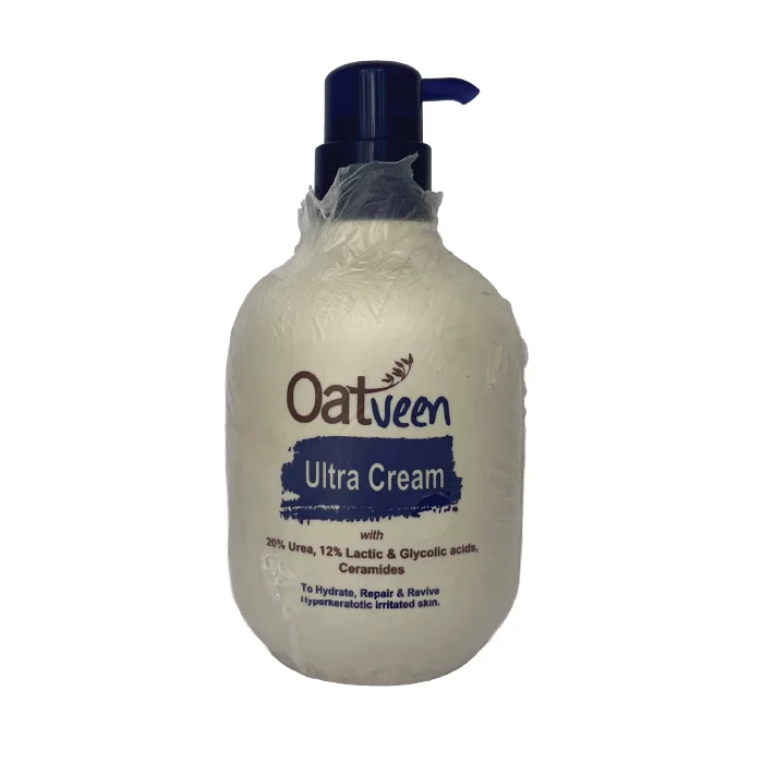 Oatveen Ultra 20% Urea Cream 400ml (20% Urea, Oatmeal, lactic Acid Cream)