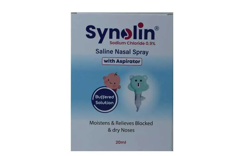 Synolin Saline Nasal Spray (Aspirator) (Sodium Chloride 0.9% plus Aspirator)